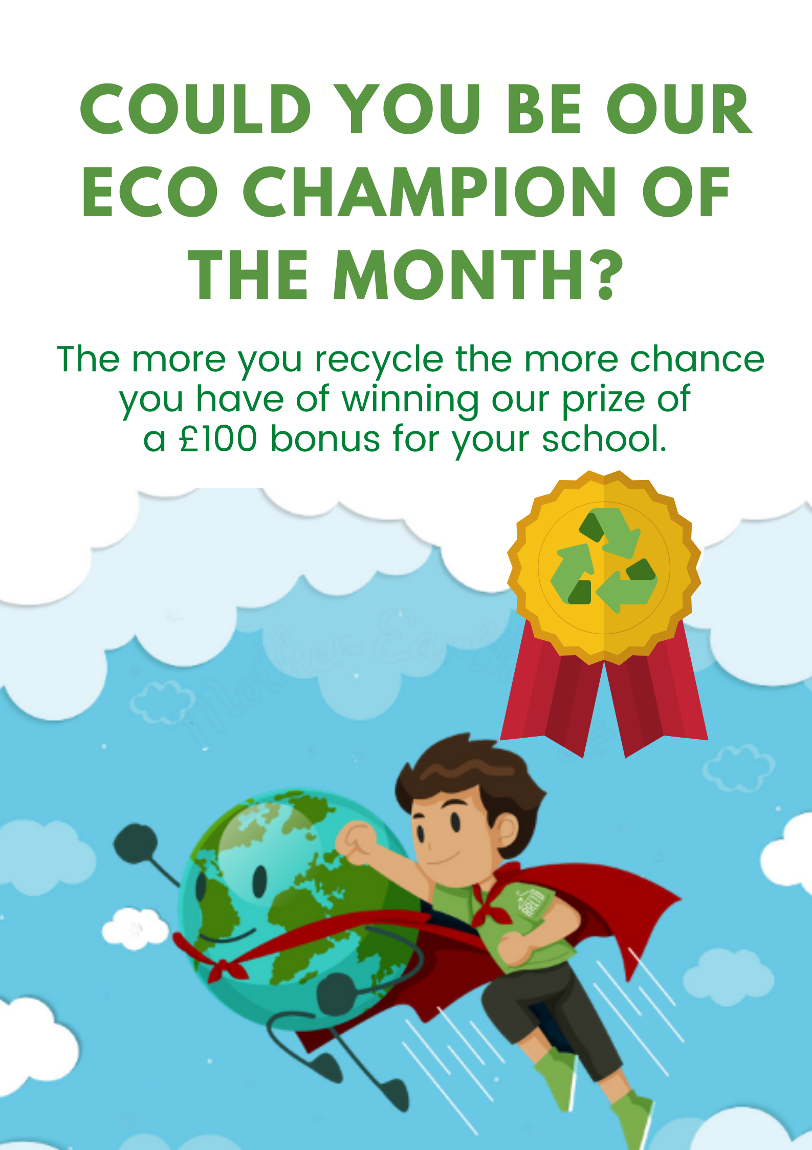 School fundraising – Our Eco-Champion competition is back