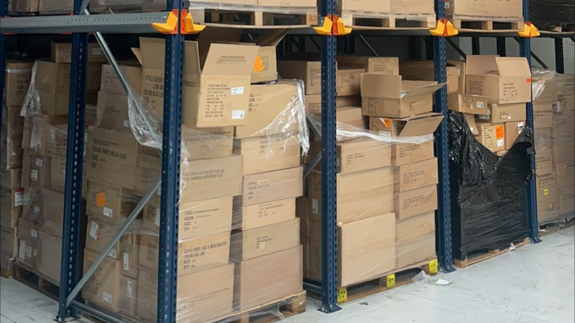 excess stock or faulty returns clearance