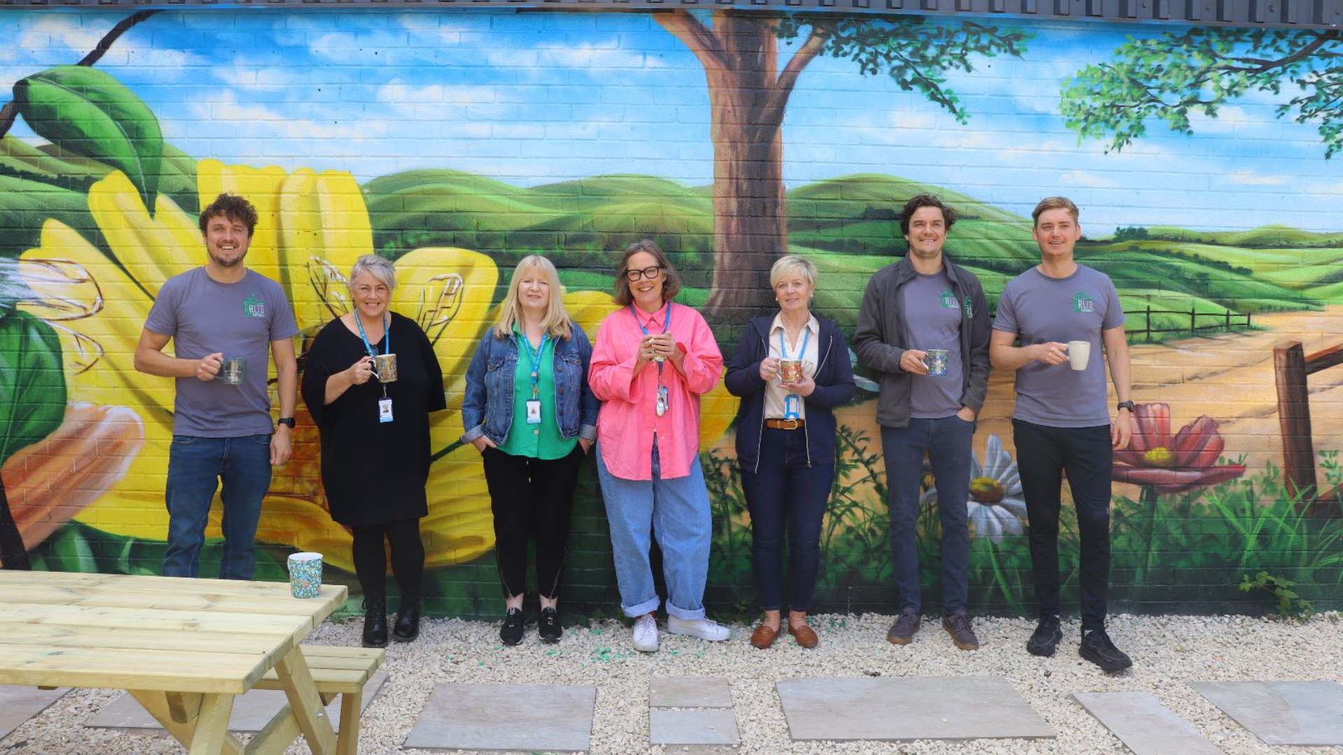 A great morning visit from our charity partners