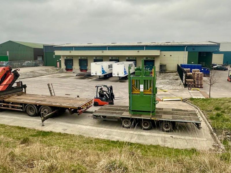 Our New Cardboard Baler