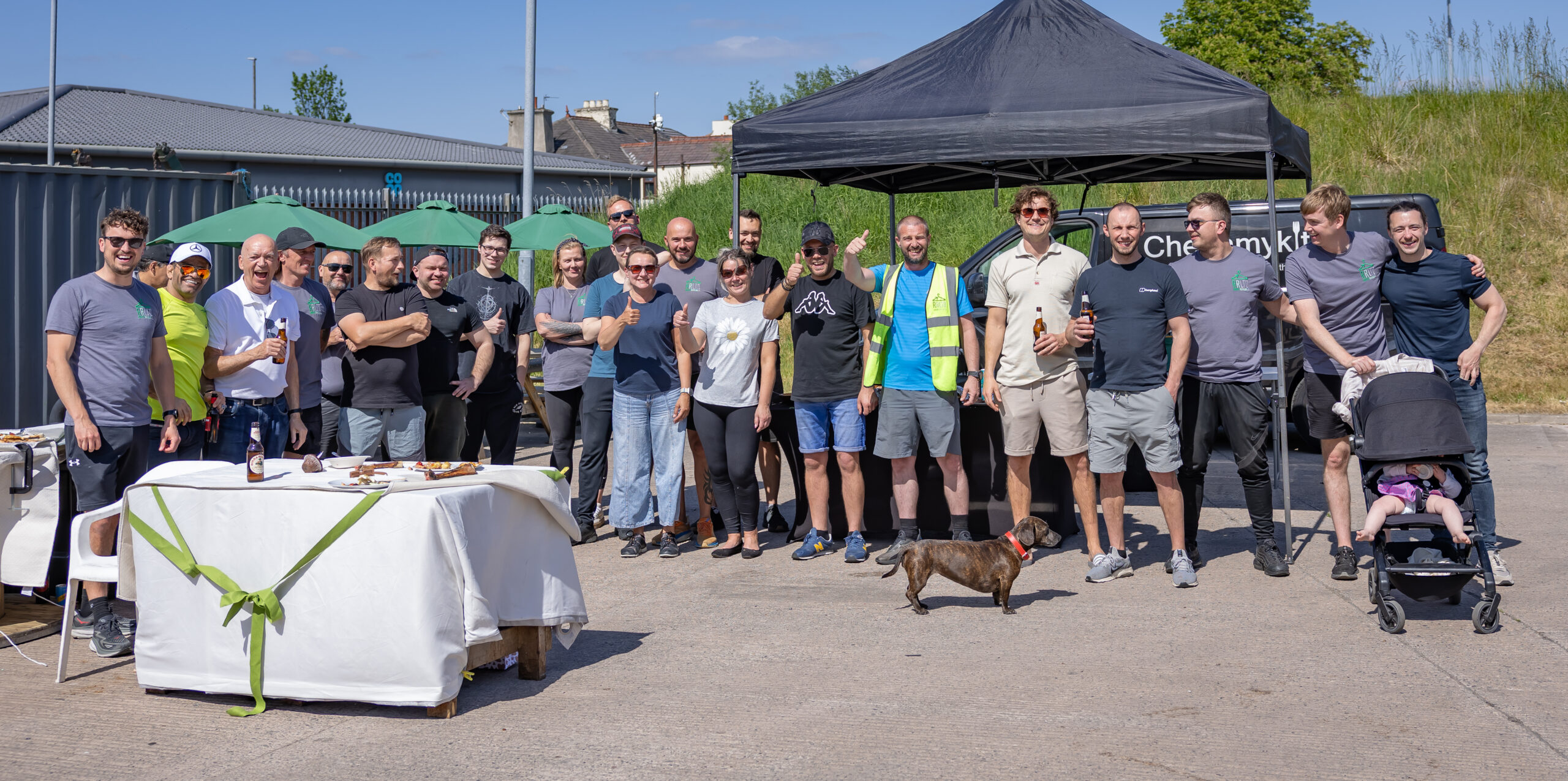 Team BBQ at Cheshire HQ