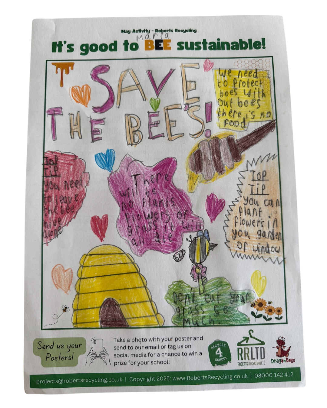 Students Create Buzz for World Bee Day