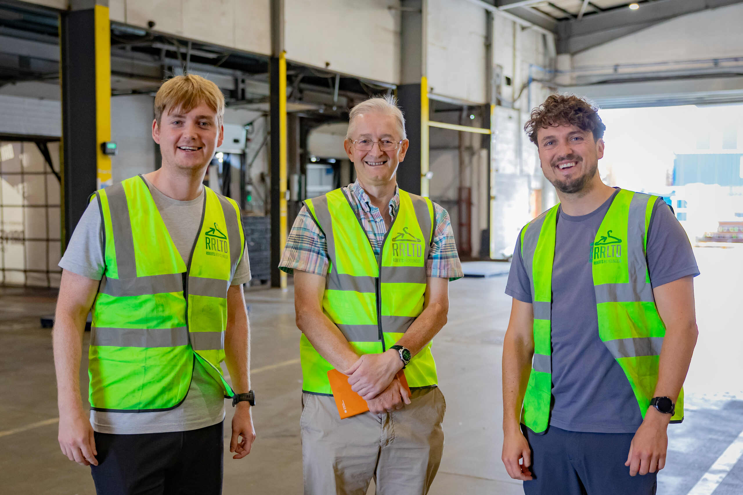 Welcoming LJMU Dr Evans to Roberts Recycling HQ